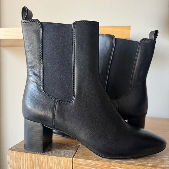 NIB! MADEWELL Women’s The Sylvia Chelsea Boot in True Black Leather Size 11 - Picture 11 of 15